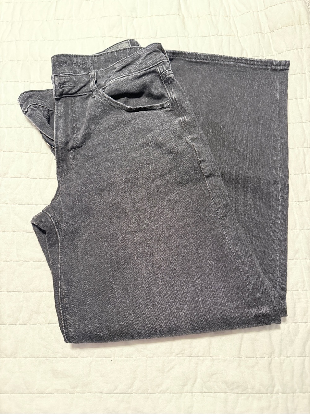 American Eagle Outfitters Men’s Charcoal Gray Bootcut Jeans